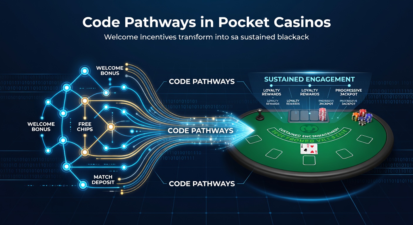Mobile casino interface showing welcome bonus activation codes for blackjack games on a smartphone screen