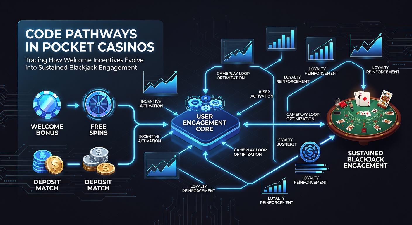 Infographic illustrating the evolution from welcome bonus codes to long-term blackjack loyalty tiers in mobile casinos