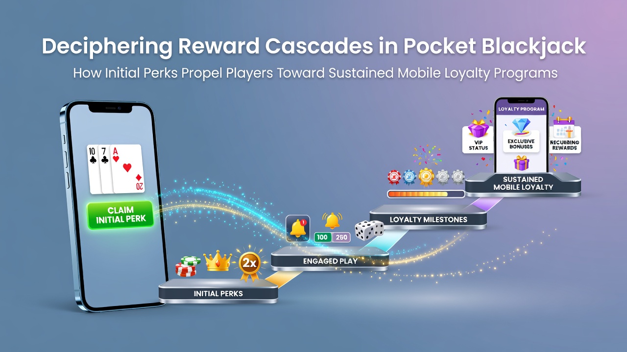 Mobile blackjack app interface showing reward progression from initial perks to loyalty tiers