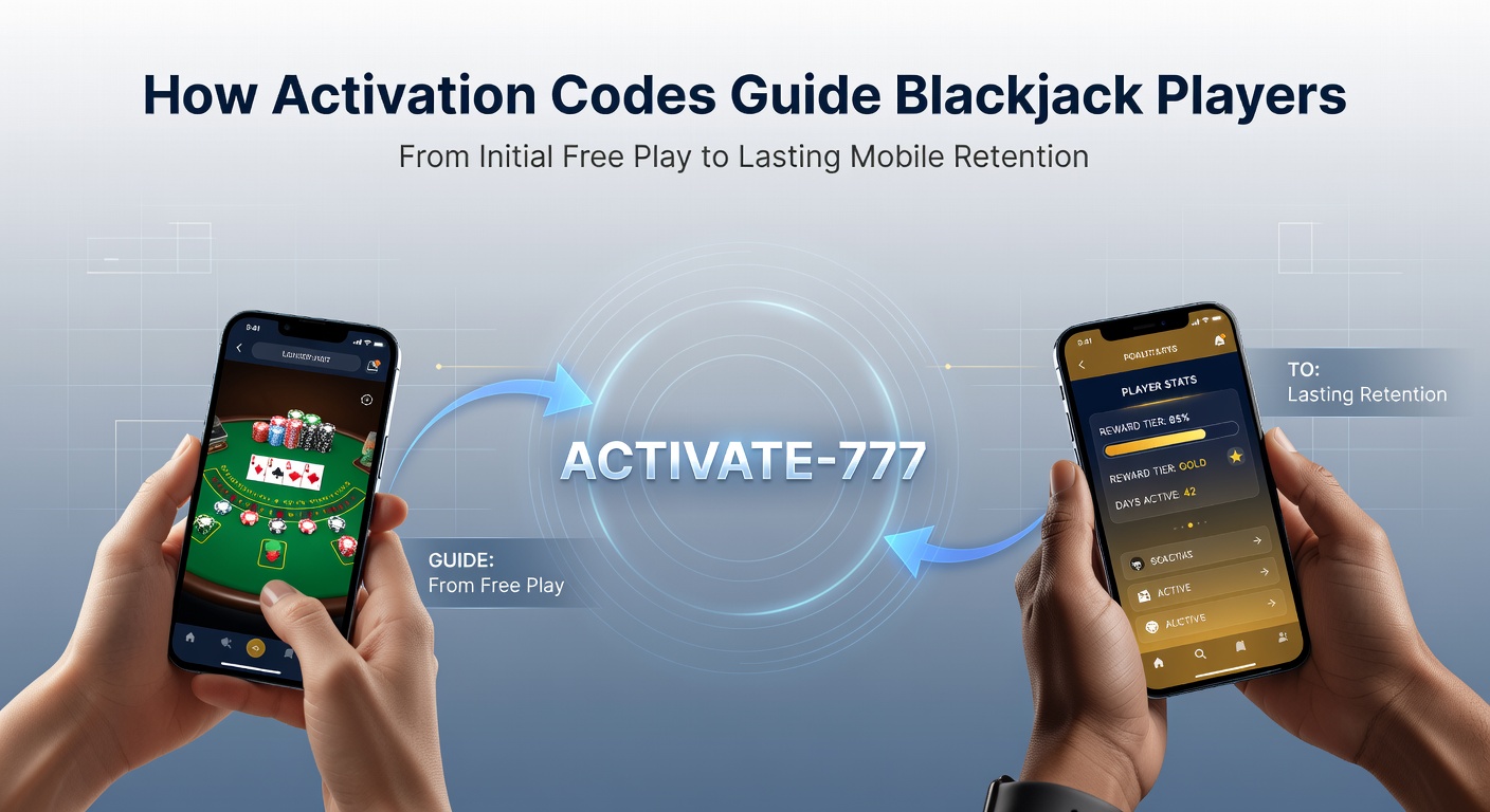 Player progression dashboard in a mobile blackjack app displaying loyalty tiers and upcoming activation rewards